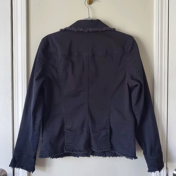 Black, denim jacket - Picture 3 of 3